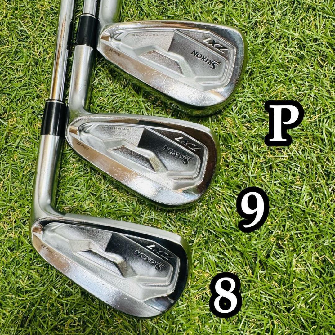 【良品】スリクソン ZX7 MKⅡ メンズアイアンセット 6本 スチール S