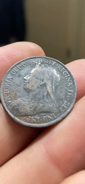 Half penny 1901 年製