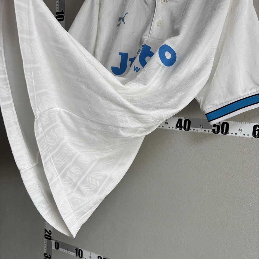 90s JUBILO ジュビロ磐田 プーマ ユニフォーム ゲームシャツ 白 L