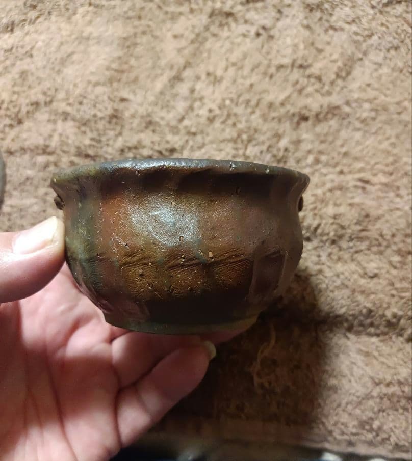 備前焼 宝瓶 香山作