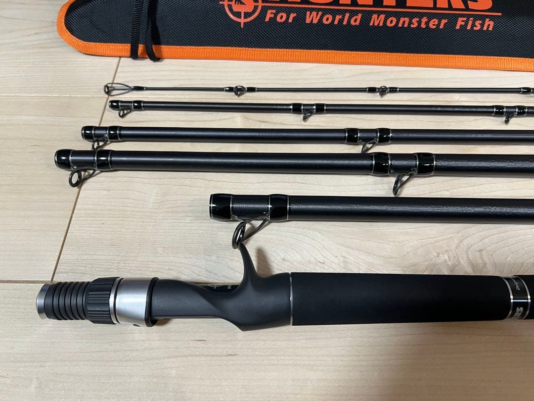 モンスターキス HUNTERS HT-7/8 ベイトロッド5-6ピース　美品