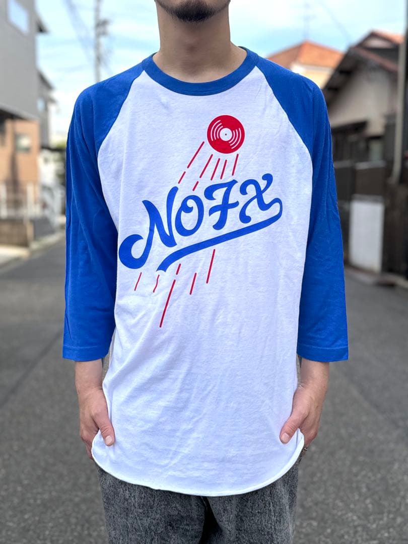新品未使用 NOFX ラグランTシャツ Los Dodgers XLサイズ