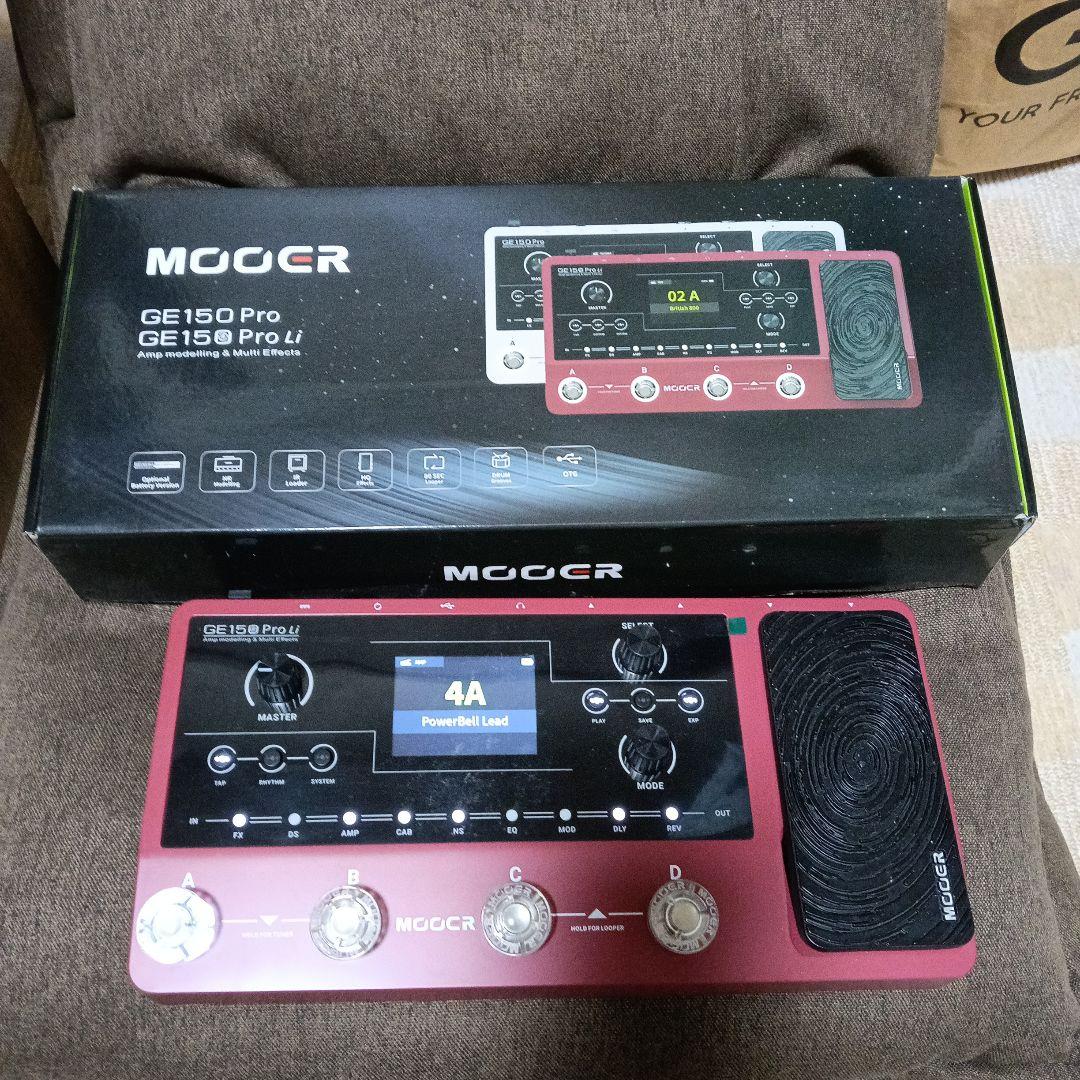 MOOER GE150 Pro Li アンプモデリング