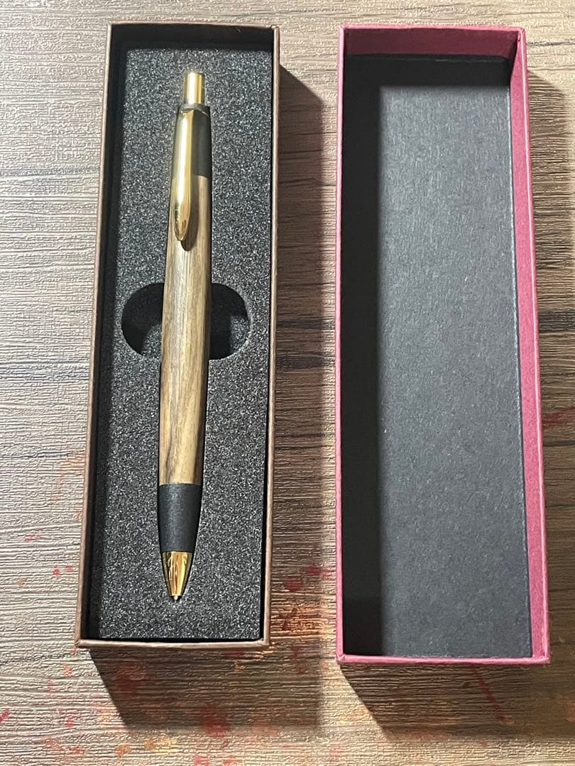 ボナンペン　シャーペン　黒柿