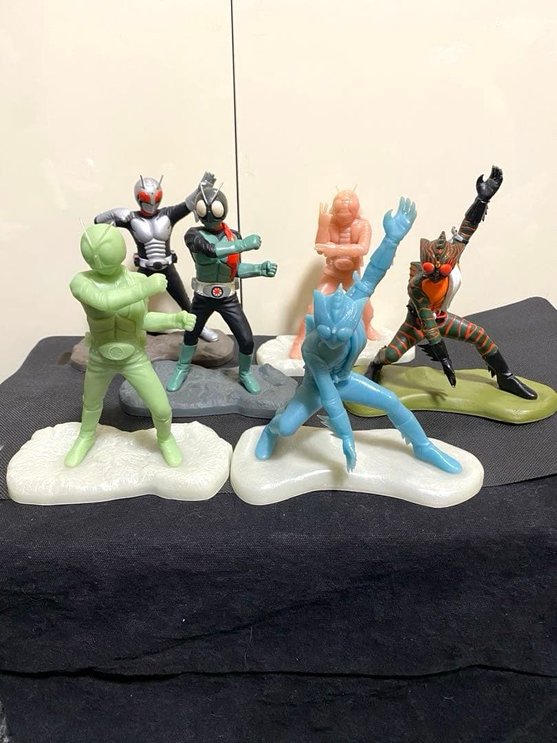 【希少】仮面ライダーコレクション　箱吉プレミアム倶楽部　フィギュア　6体セット