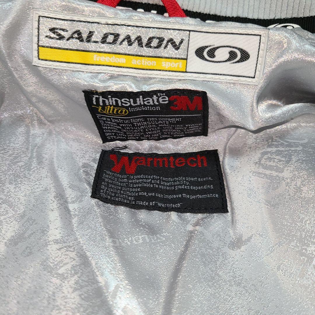 泥*子様 ✨️希少 貴重✨️サロモン スキーウェア パンツ ベスト 3点 L 赤