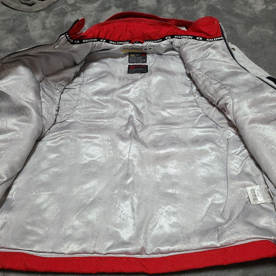 泥*子様 ✨️希少 貴重✨️サロモン スキーウェア パンツ ベスト 3点 L 赤