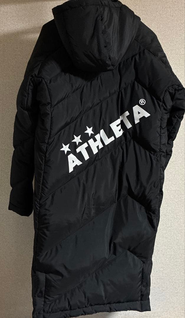 アスレタ(ATHLETA) ベンチコート 04155 Sサイズ ブラック