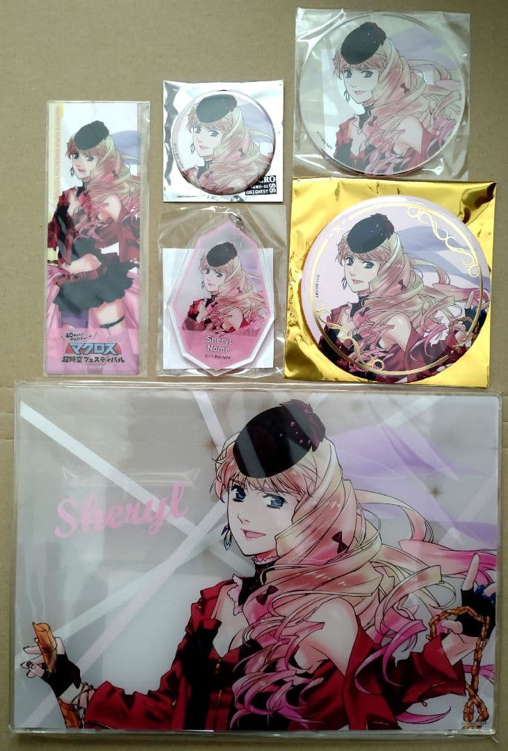 マクロス超時空フェス　マクフェス　A賞　アクリルボード　シェリル・ノームセット