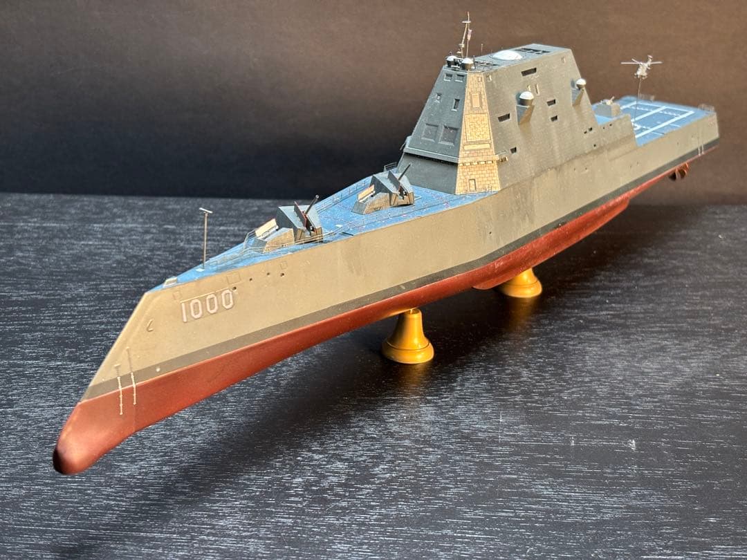 ステレス艦〝ズムウォルト〟＆ロシア原潜（1/350)