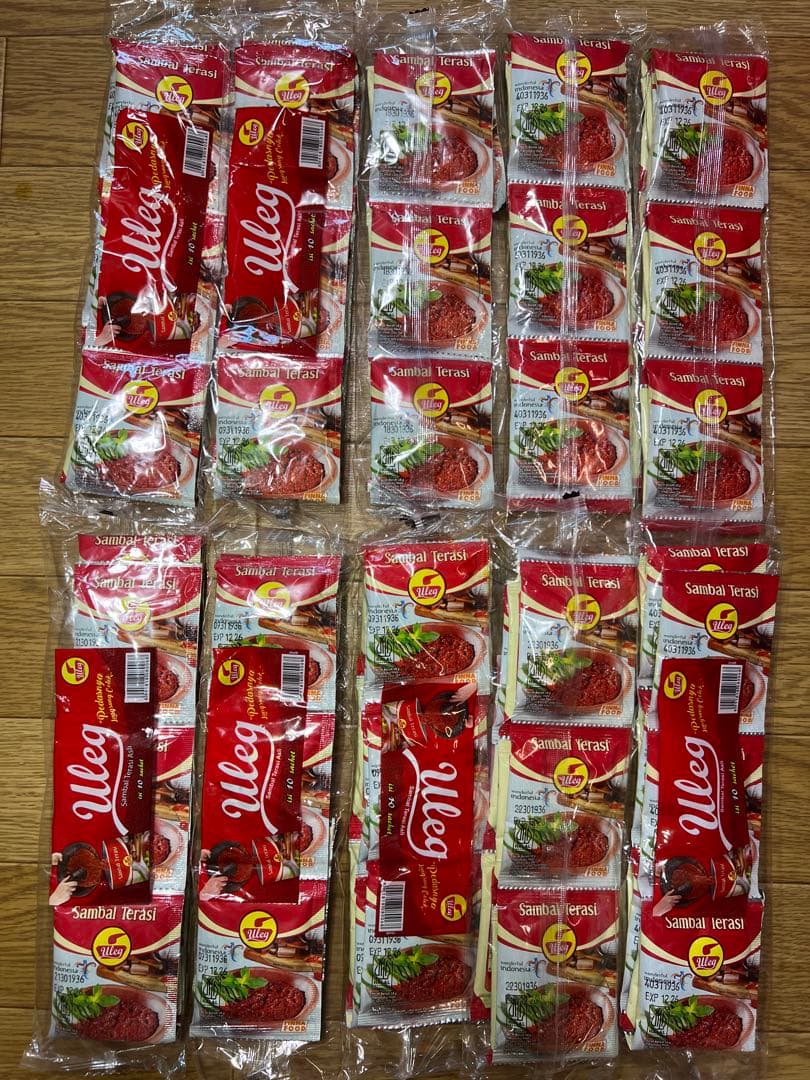 SEN専用 インドネシア チリ ULEG サンバル 1270袋 boncabe