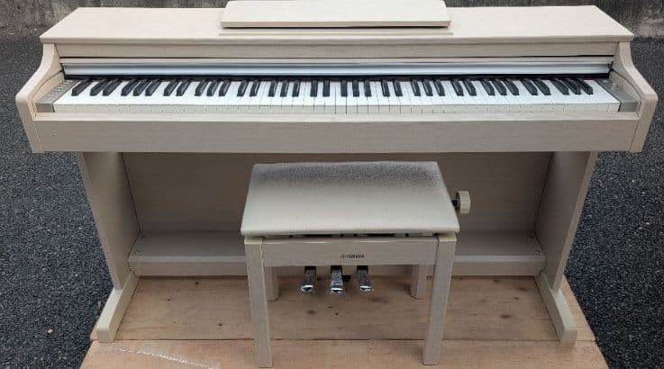 送料込み YAMAHA 電子ピアノ YDP-163WA 17年購入 激可愛い❤