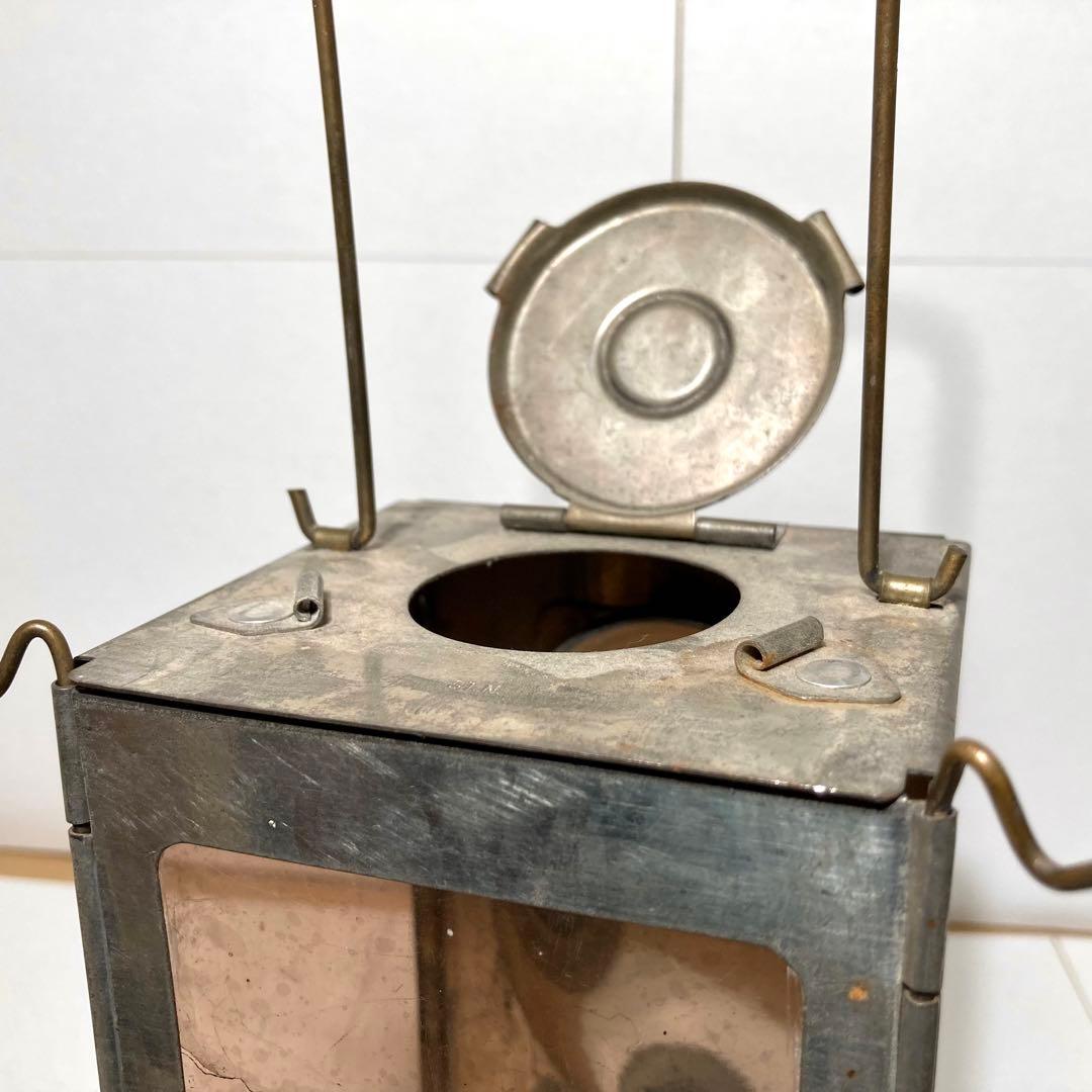 WWII期 スイス軍 フォールディングろうそくランタン / 実物放出品