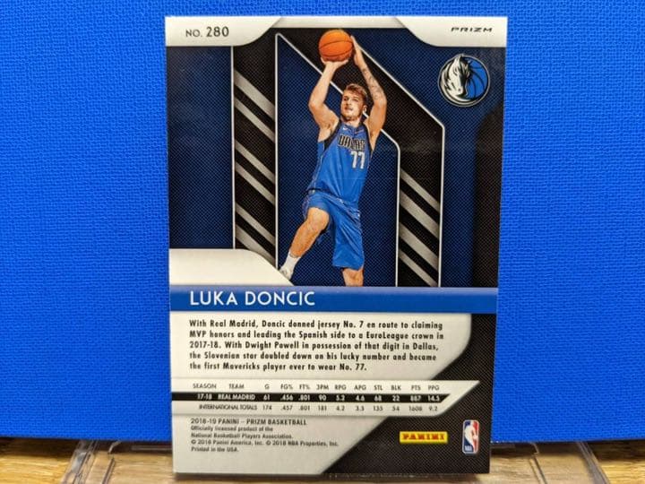 ルカ・ドンチッチRCカード 2018-19PANINI PRISM