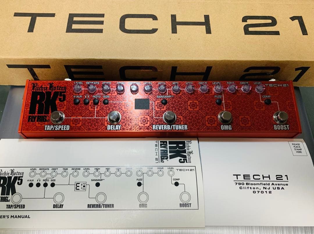 TECH21 RK5 FLY RIG V2 AC アナログマルチエフェクター