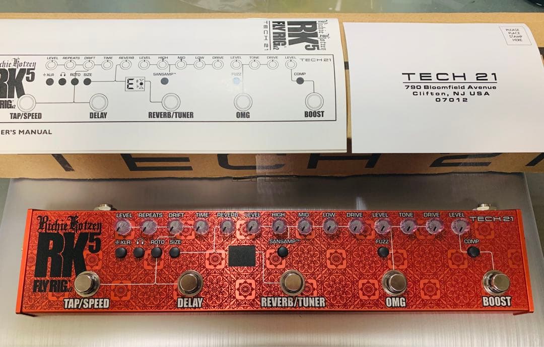 TECH21 RK5 FLY RIG V2 AC アナログマルチエフェクター