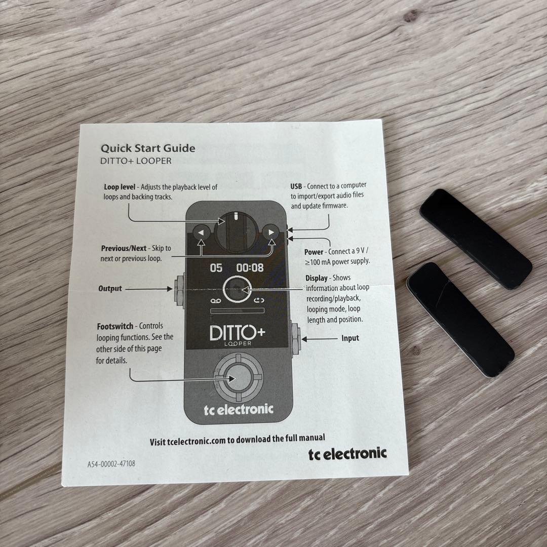 ギター tc electronic DITTO+ Looper