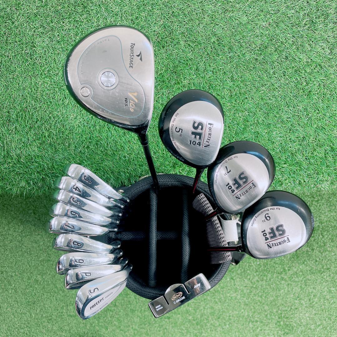 ツアーステージ ViQ フォーティーン メンズ ゴルフクラブ セット N2224