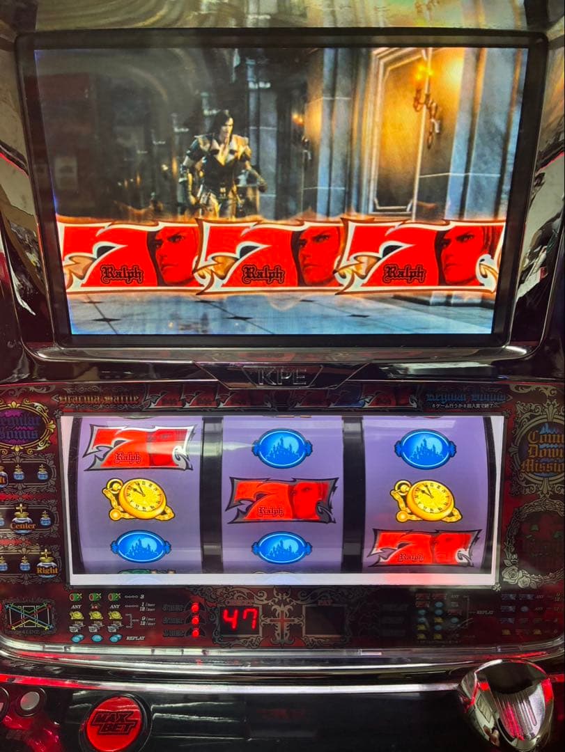 パチスロ 悪魔城ドラキュラ2 不要機付　実機　送料無料