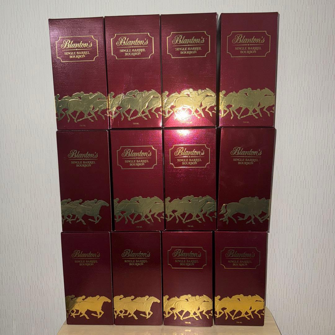 ブラントン　空瓶　未洗浄　化粧箱付き　12セット