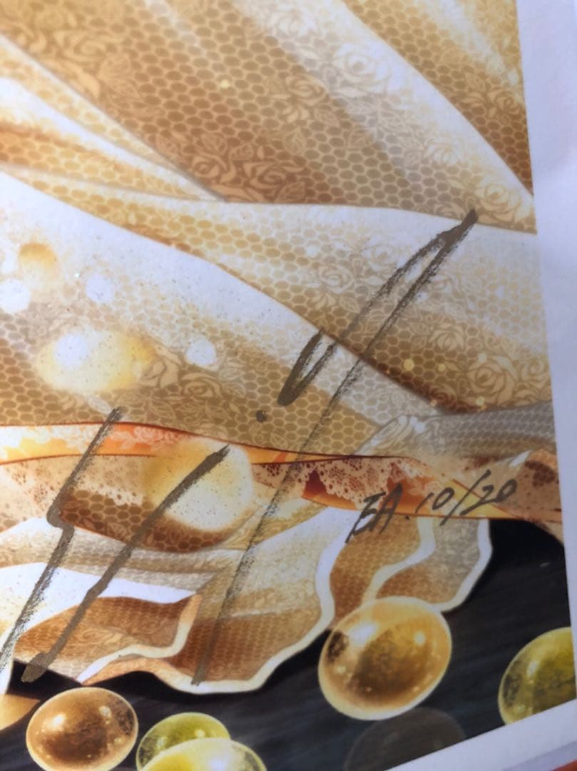 てぃんくる版画 『梔子色の希』