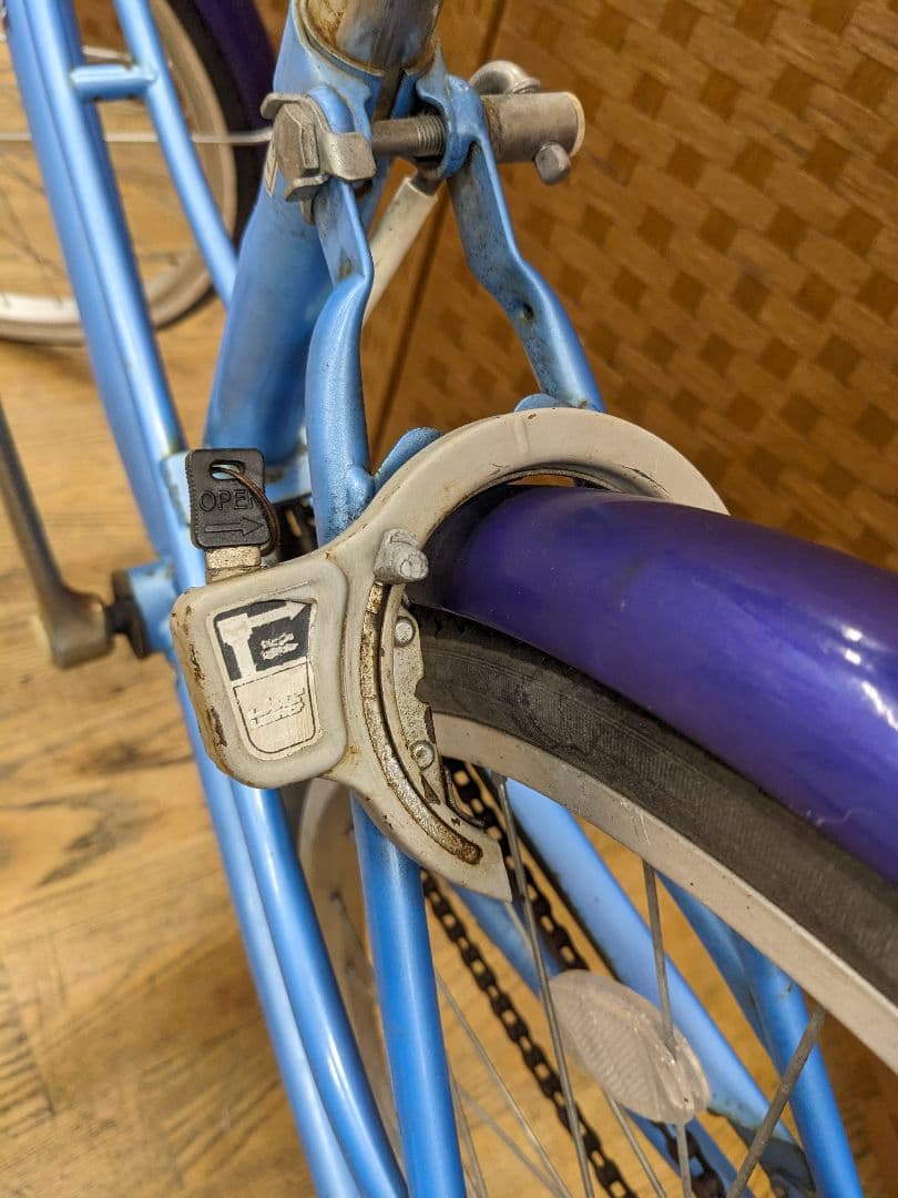 U080 子供用自転車　22インチ　ブルー