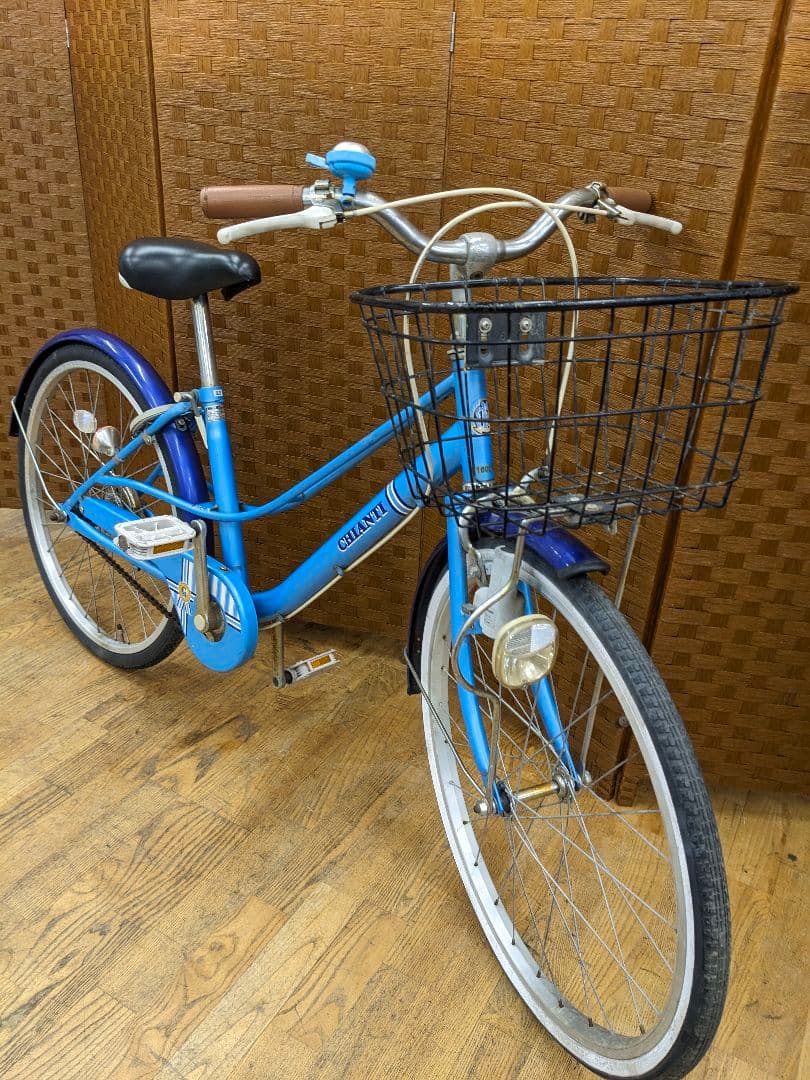 U080 子供用自転車　22インチ　ブルー