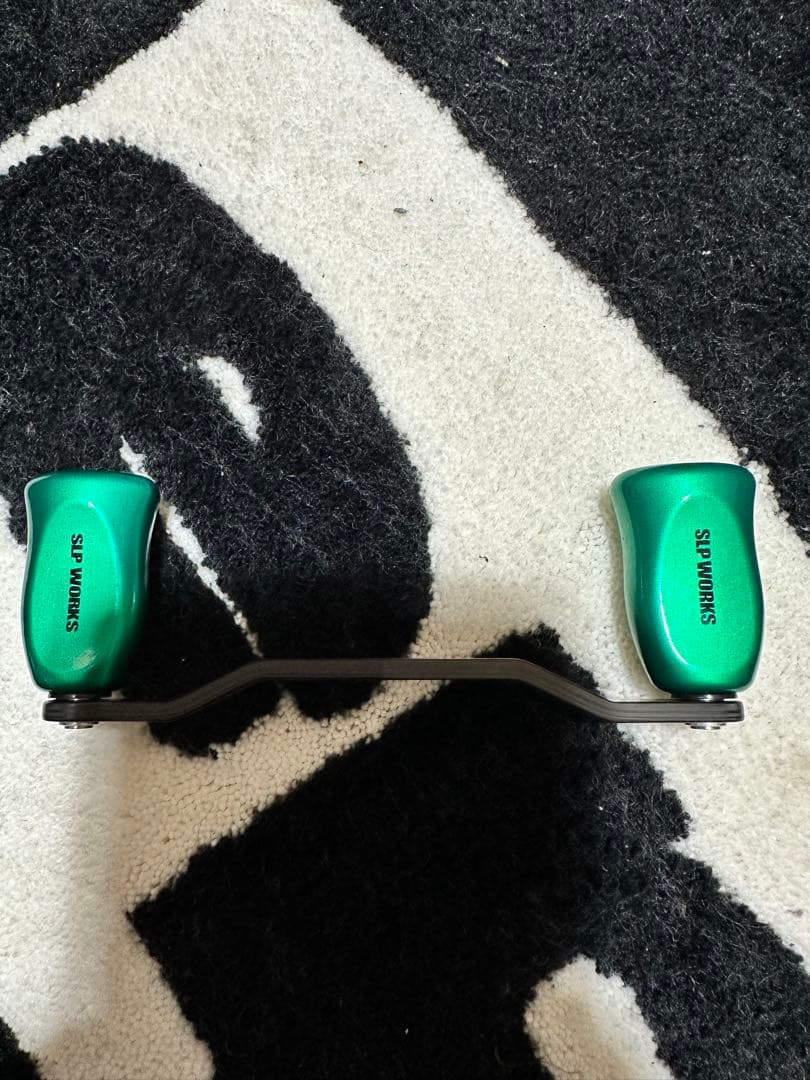 SLP WORKS 23カーボンクランクハンドル　95mm ハンドルノブ付き