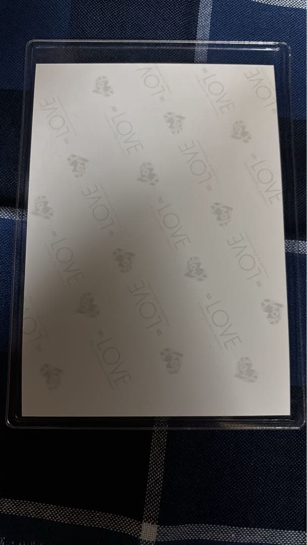 佐々木舞香 直筆 呪って呪って イコラブ =LOVE