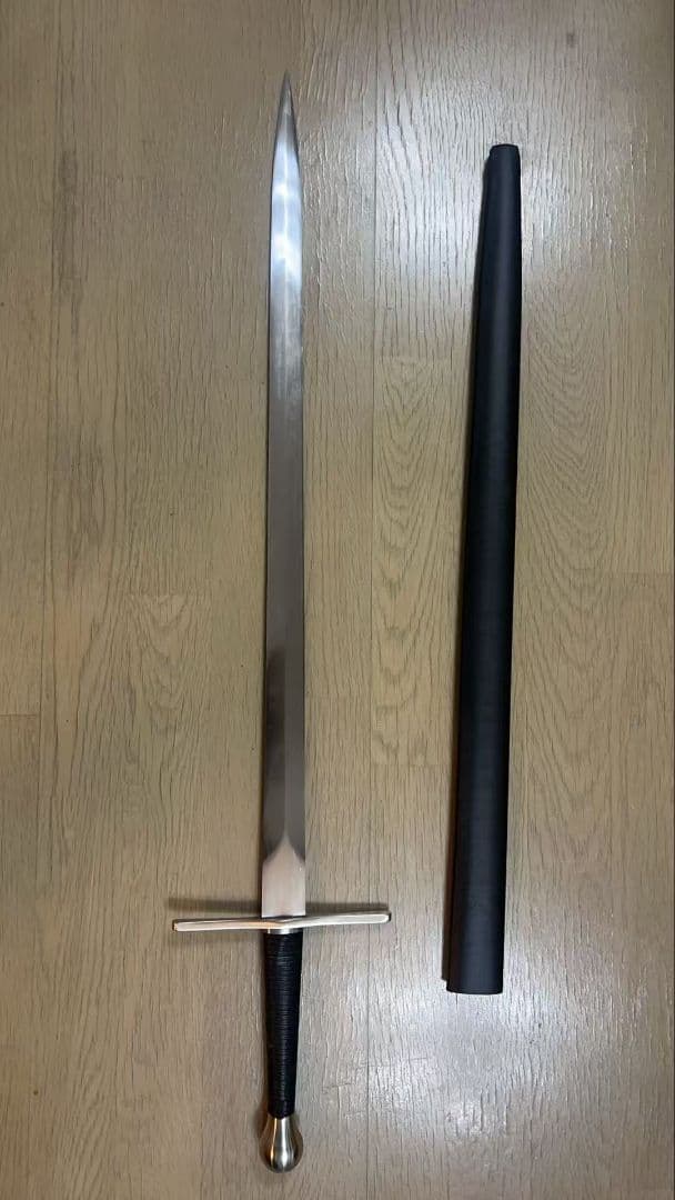 伝統西洋剣　中世ヨーロッパ十字軍剣、十字剣　模造刀　武具