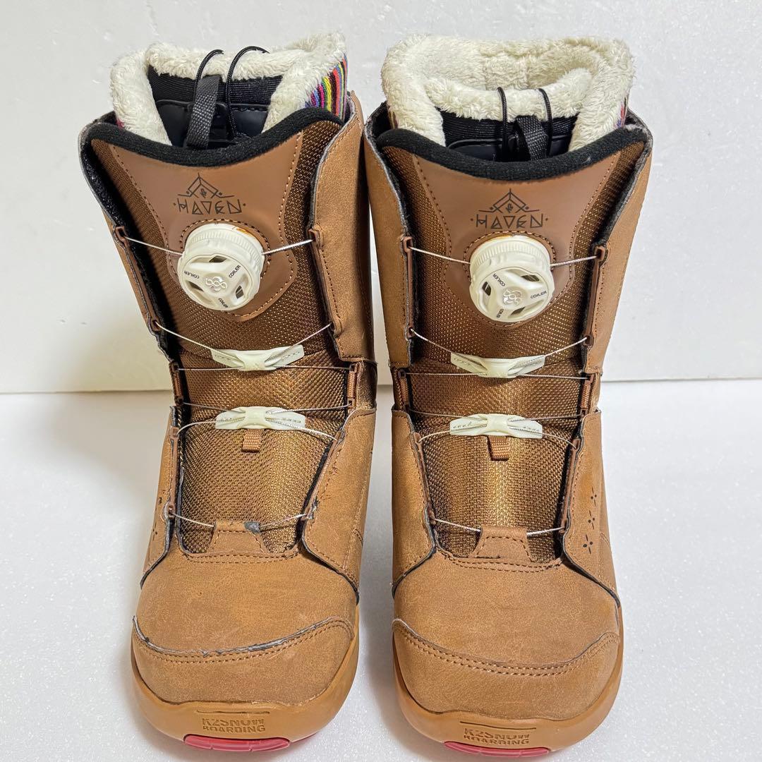 24.5cm K2 Haven 女性用スノーボードブーツ ブラウン 初心者