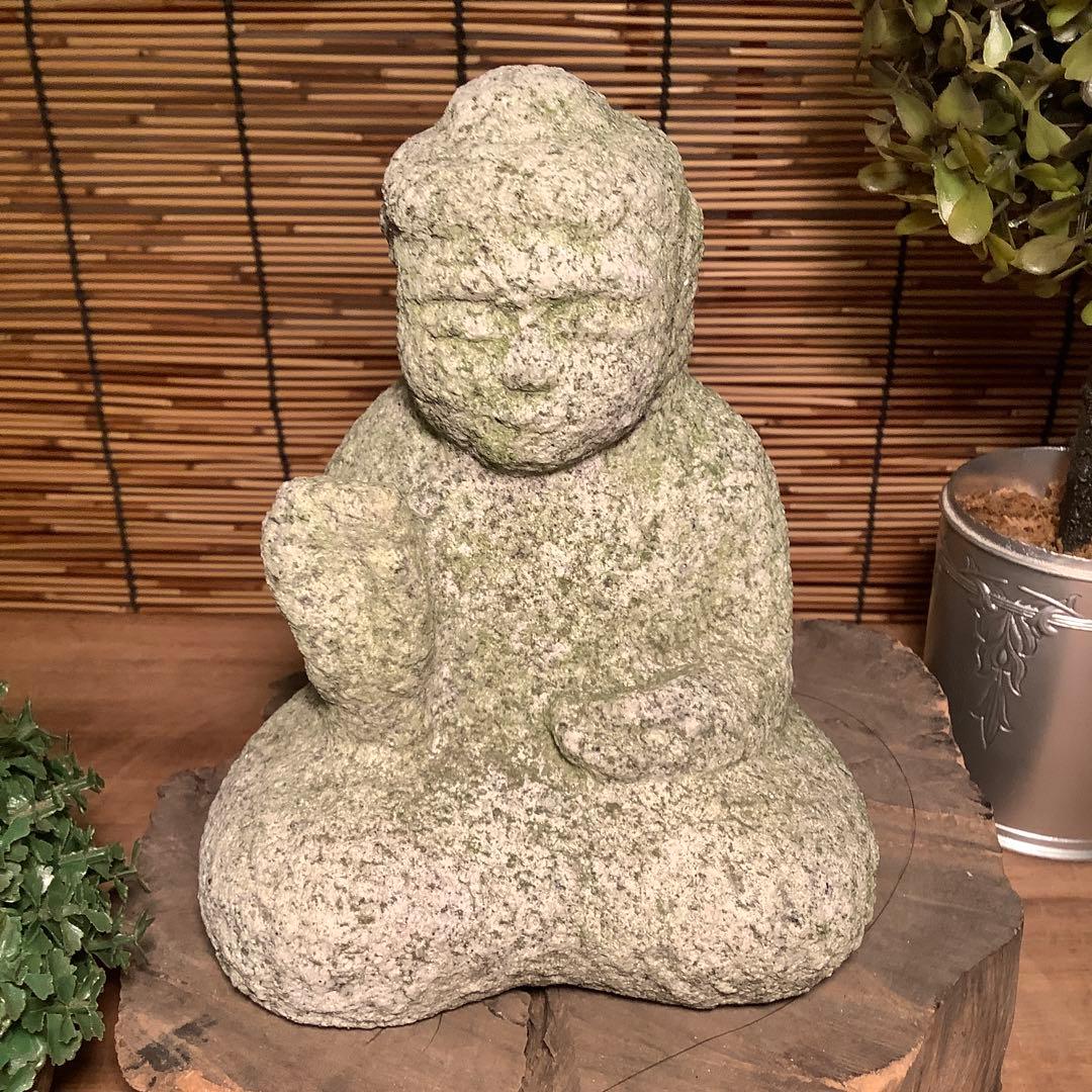 大正期・本師本仏「石仏・阿弥陀如来坐像」本願他力・他力本願・仏説無量寿経