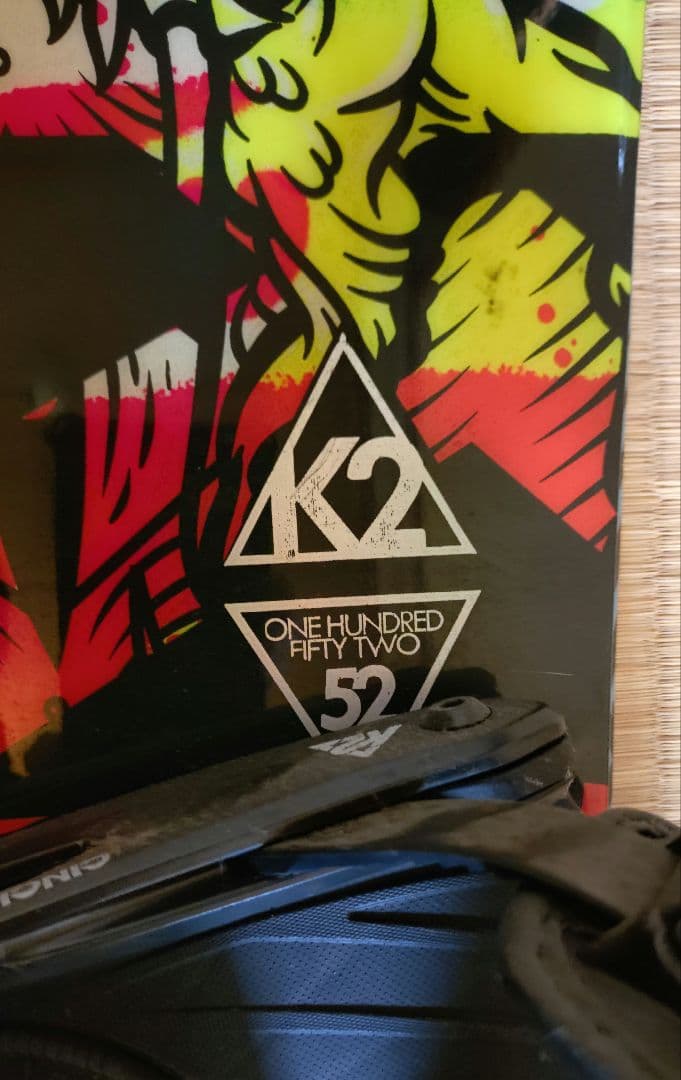 K2 152 スノーボード+ブーツ+ビンディング+ ホイール付きケース他一式