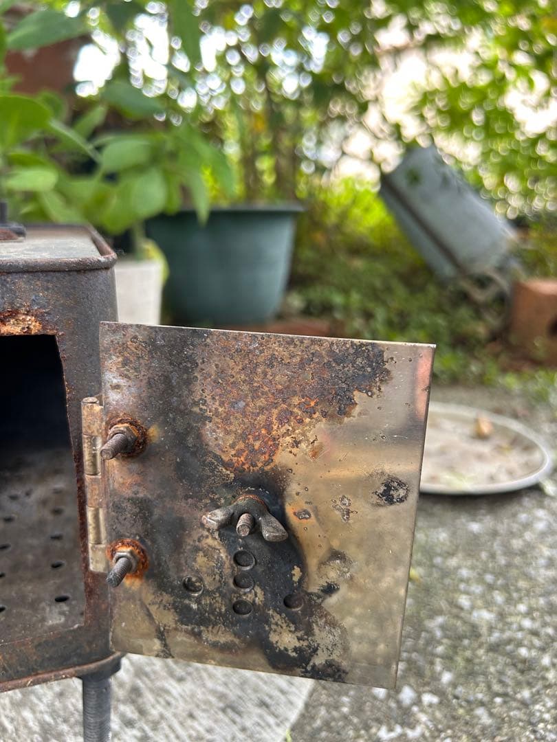 卓上　薪ストーブ 煙突付き