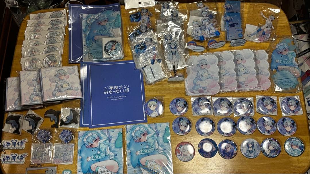 夢限大みゅーたいぷ 峰月律 グッズセット 引退