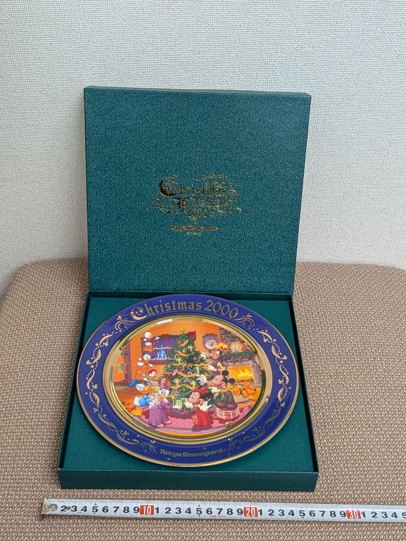 東京ディズニーランド クリスマス　プレート　絵皿　セット