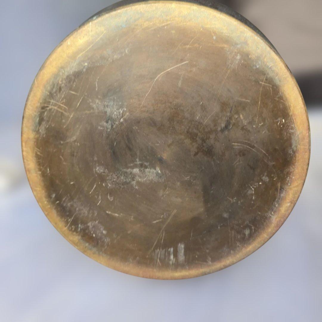 昭和 火鉢 真鍮 記念品