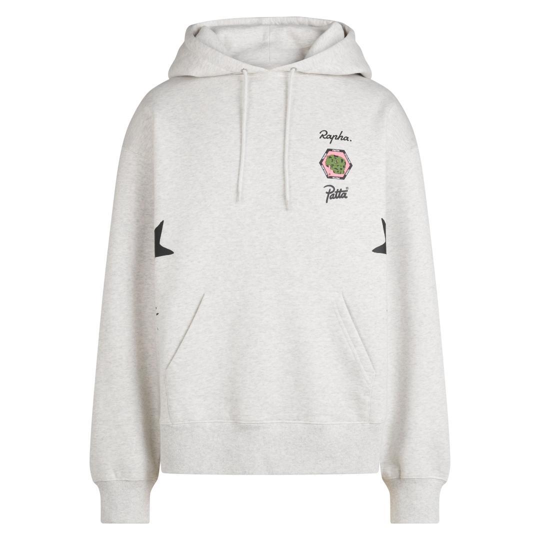 新品 Rapha + Patta 限定版 コットン フーディー グレー