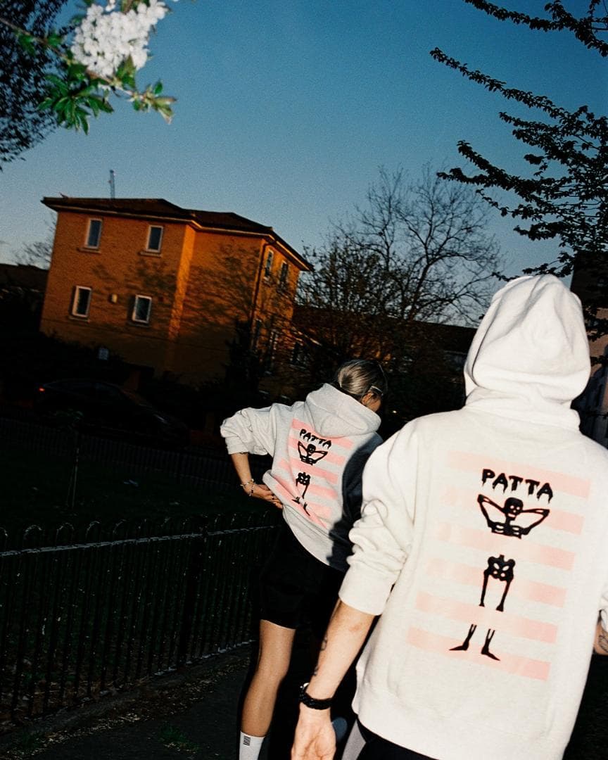 新品 Rapha + Patta 限定版 コットン フーディー グレー