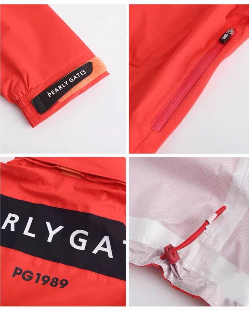 【新品】パーリーゲイツ レインワンピース+レッグカバー セットアップ　サイズ0