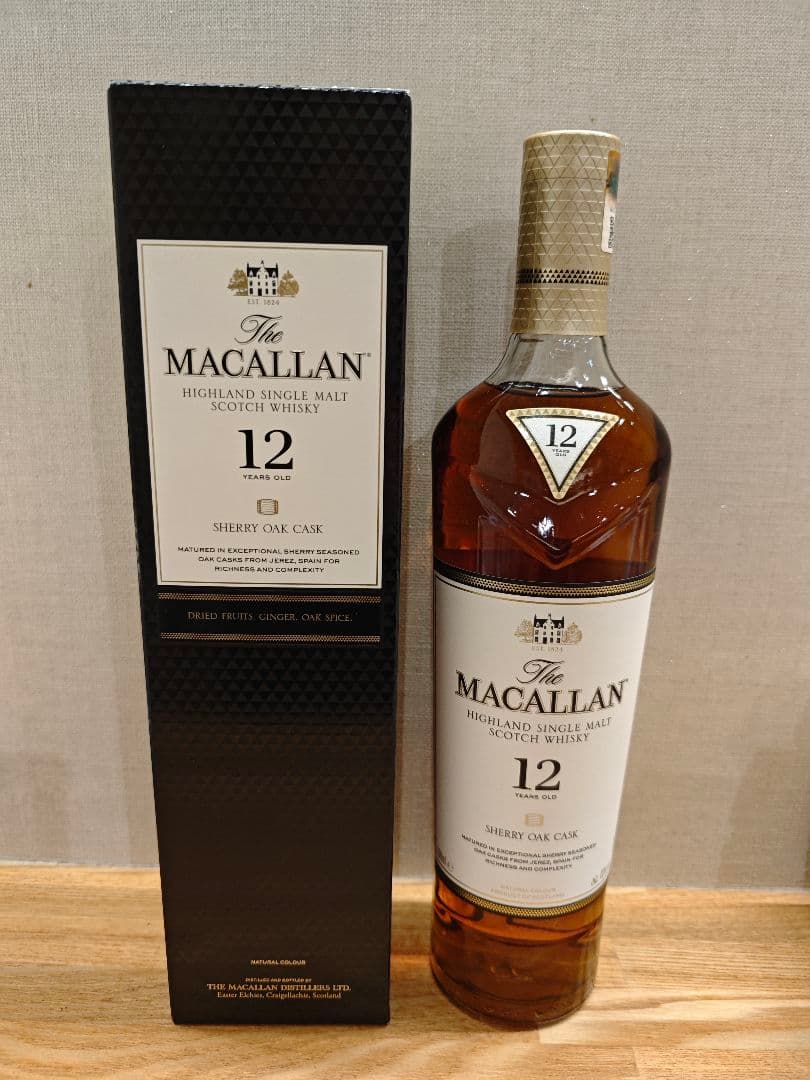マッカラン 12年 シングルモルト ウイスキー 700ml MACALLAN