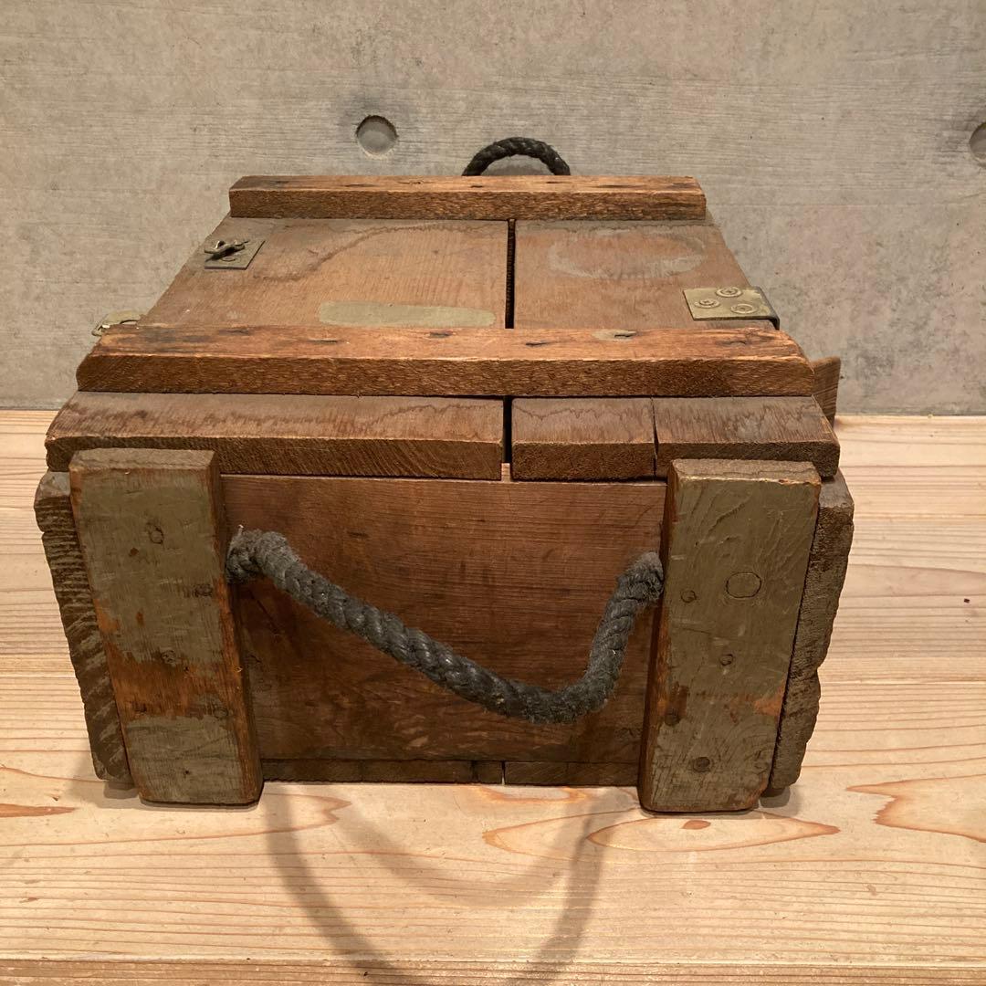 ブレイズ 　US アンティーク 木箱 ヴィンテージ　弾薬箱　工具箱 用具箱