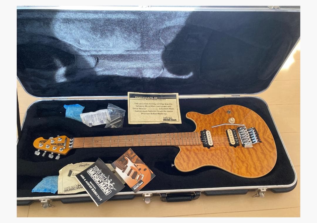 ギター MusicMan Axis USA Custom Made Trans Gold