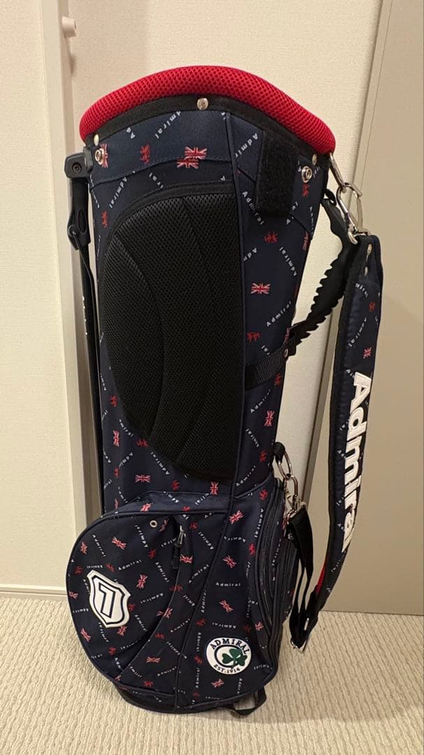 すずき エコ配価格Admiral ゴルフバッグ・キャディバッグ ネイビー