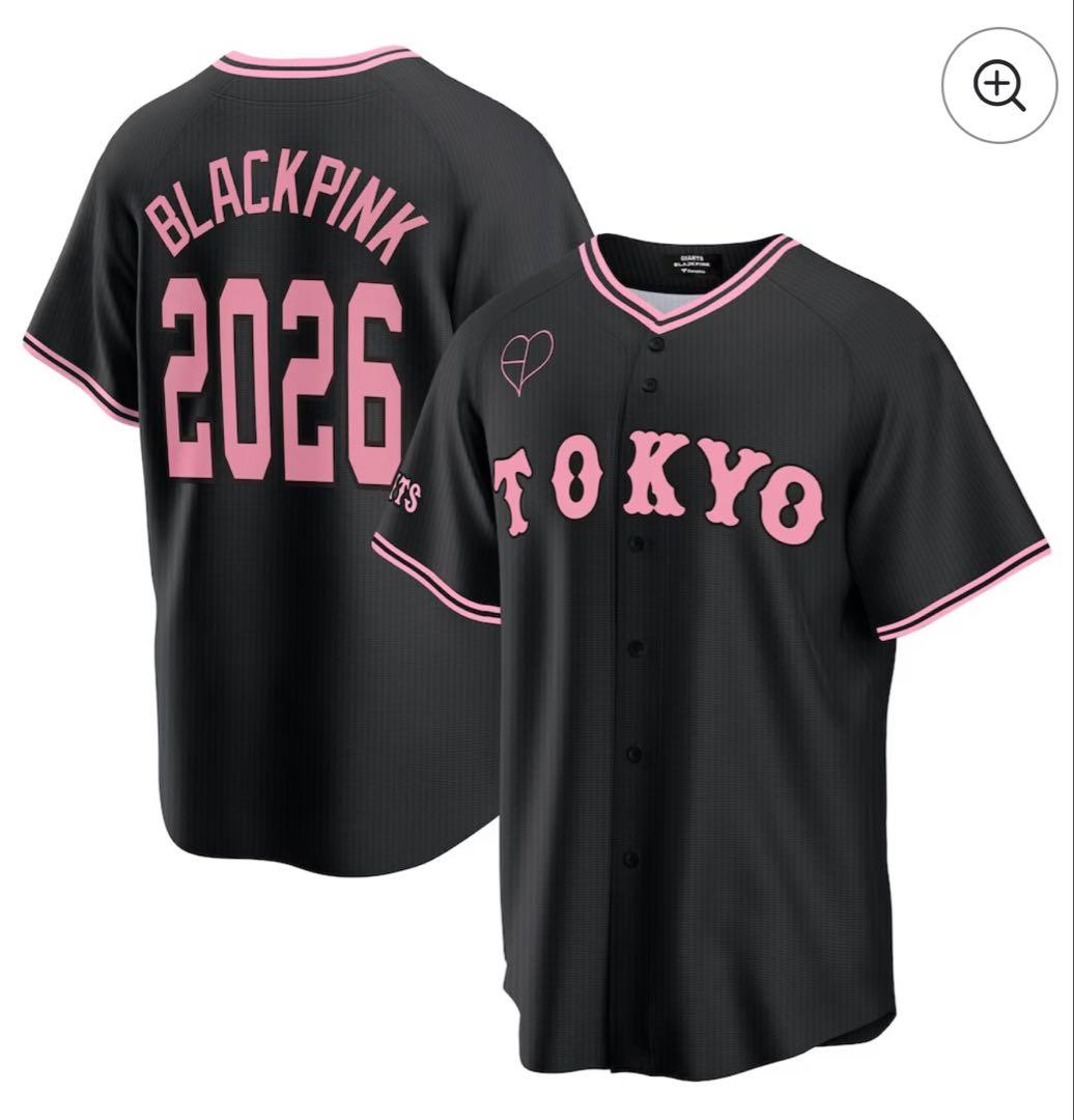 【Lサイズ】BLACKPINK×読売ジャイアンツ ブラック ユニホーム