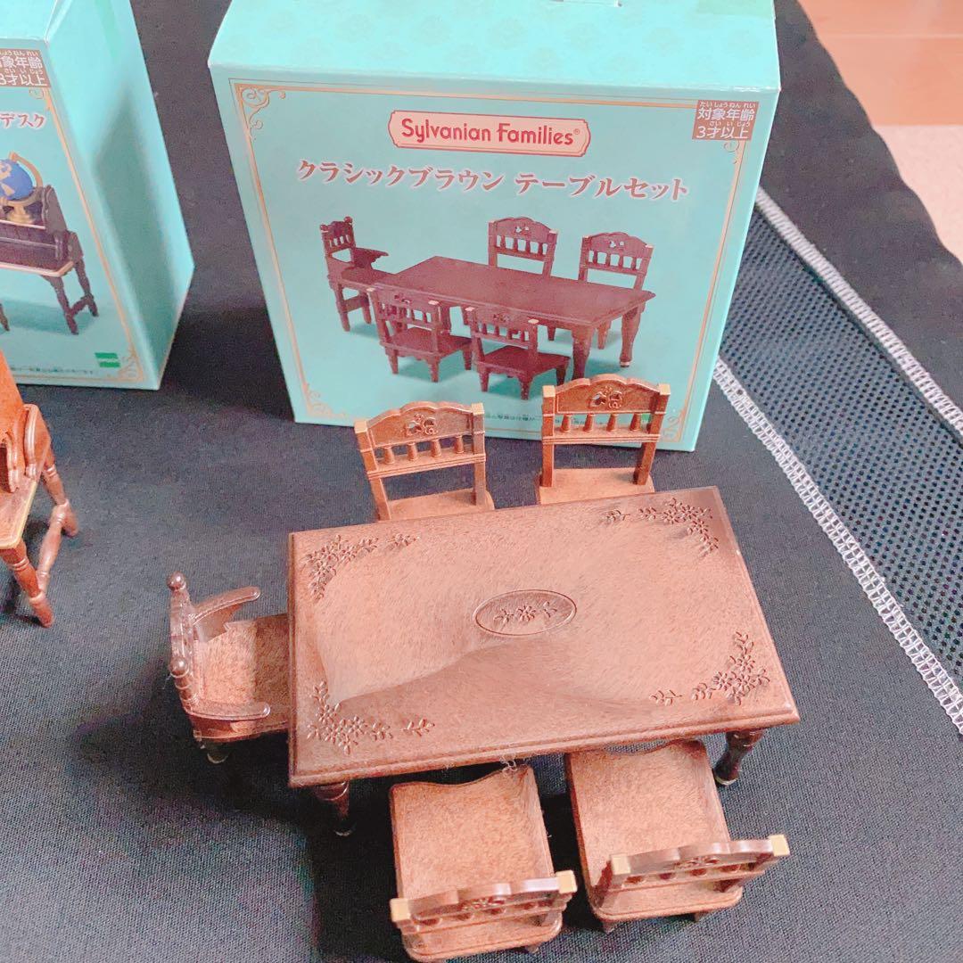 レア！　シルバニアファミリー　赤い屋根の大きなお家クラシックカラーフルセット＋