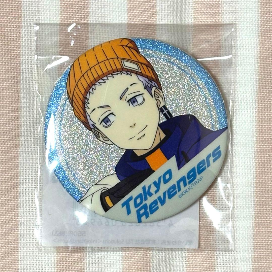 東京リベンジャーズ　プリンセスカフェ　プリカフェ　スノボ　缶バッジ　三ツ谷隆
