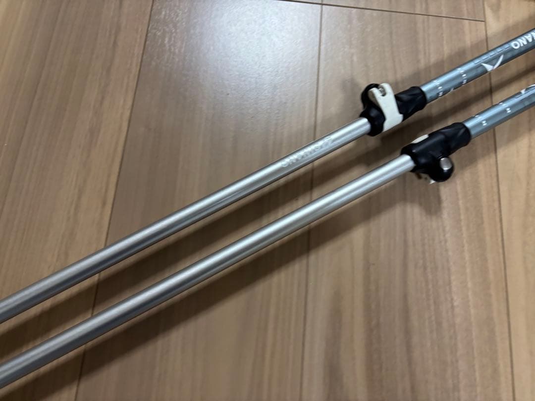 ★美品★お洒落　シナノ　スキーポール ストック 収縮ポール　調整可能