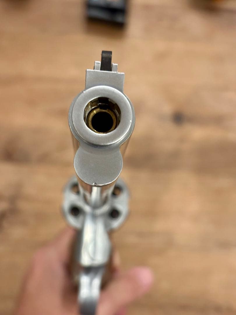 ポ*ポ様 コクサイ　パイソン　ステンレスモデル　ガスリボルバー