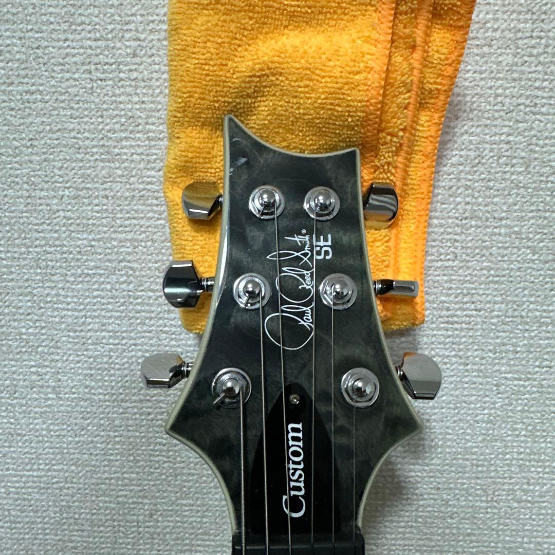 PRS SE Custom24 Gray black ソフトケース付き